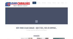 Desktop Screenshot of lojascarajas.com